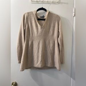 New York & Company Sweater with Hoodie